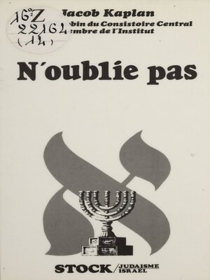 cover image of N'oublie pas